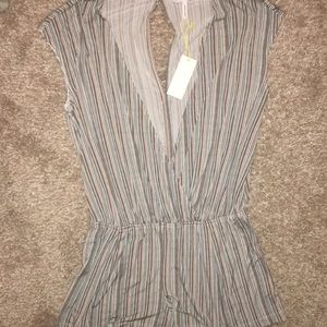 BCBG striped romper